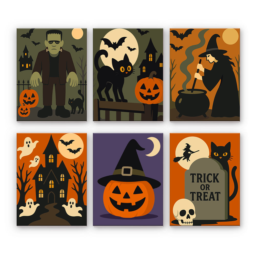 Klassische Halloween-Szenen