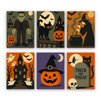 Klassische Halloween-Szenen