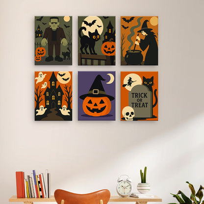 Klassische Halloween-Szenen