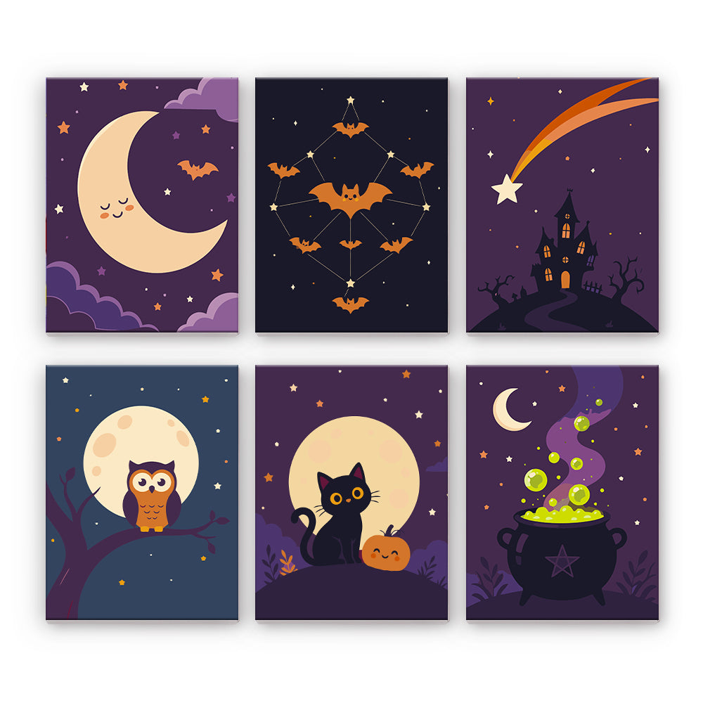 Mondschein-Halloween-Kunst