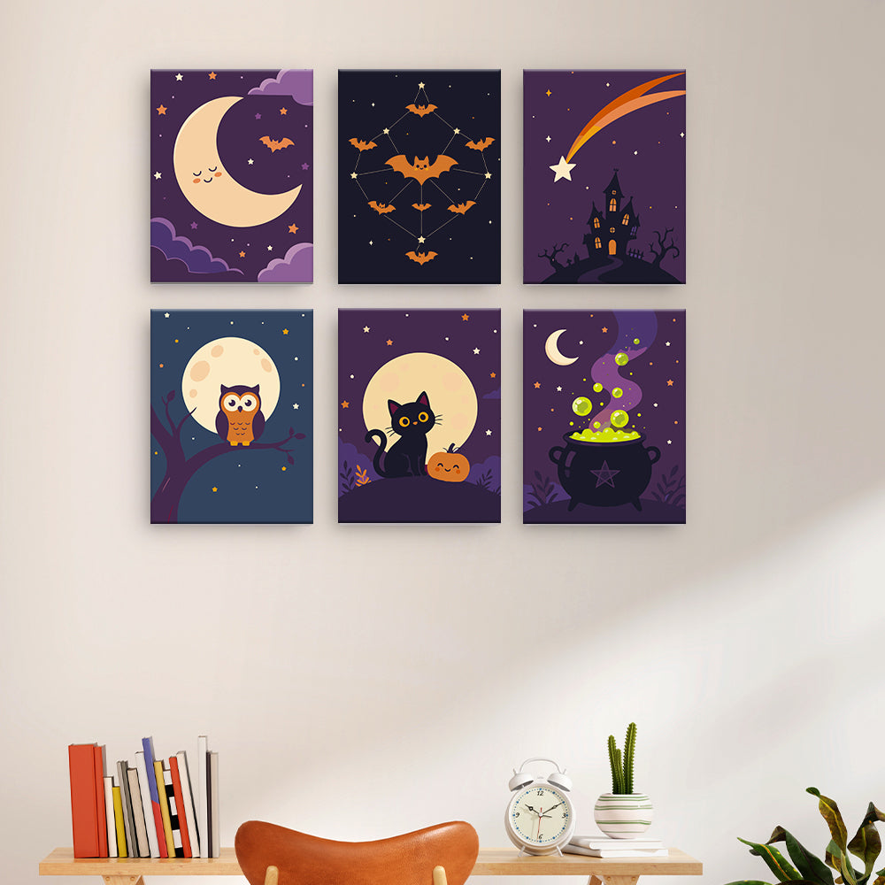 Mondschein-Halloween-Kunst