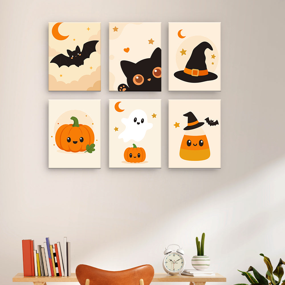 Minimale Halloween-Symbole