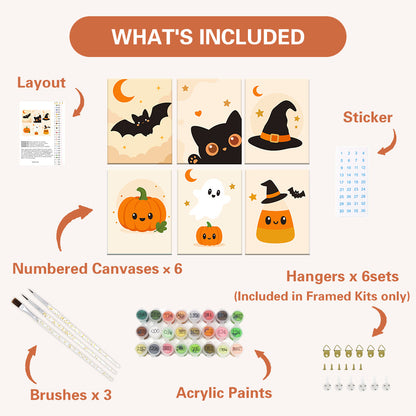 Minimale Halloween-Symbole