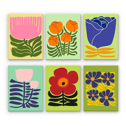 Moderne grafische Blumen