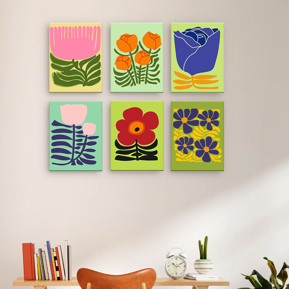 Moderne grafische Blumen