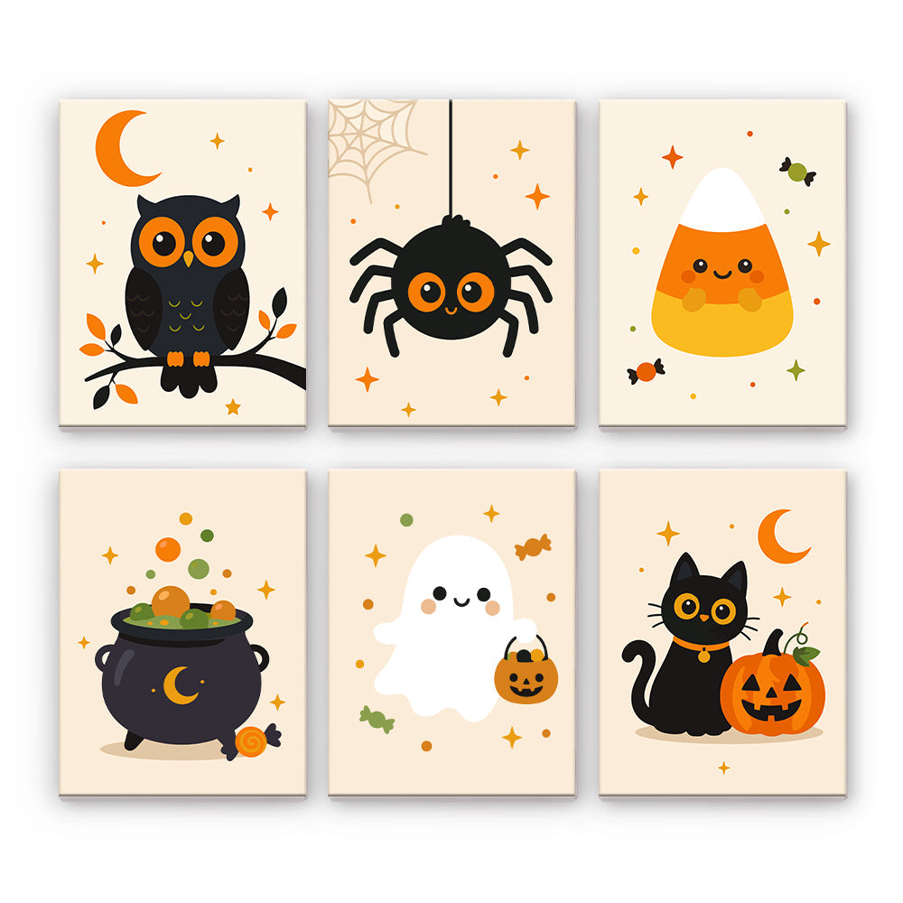 Niedliche Halloween-Symbole
