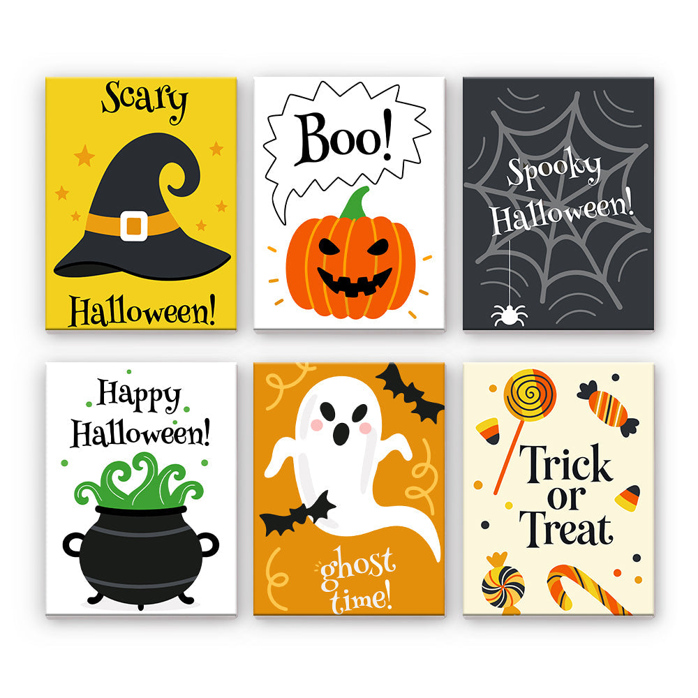 Halloween-Typografie-Poster