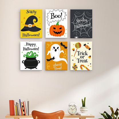 Halloween-Typografie-Poster