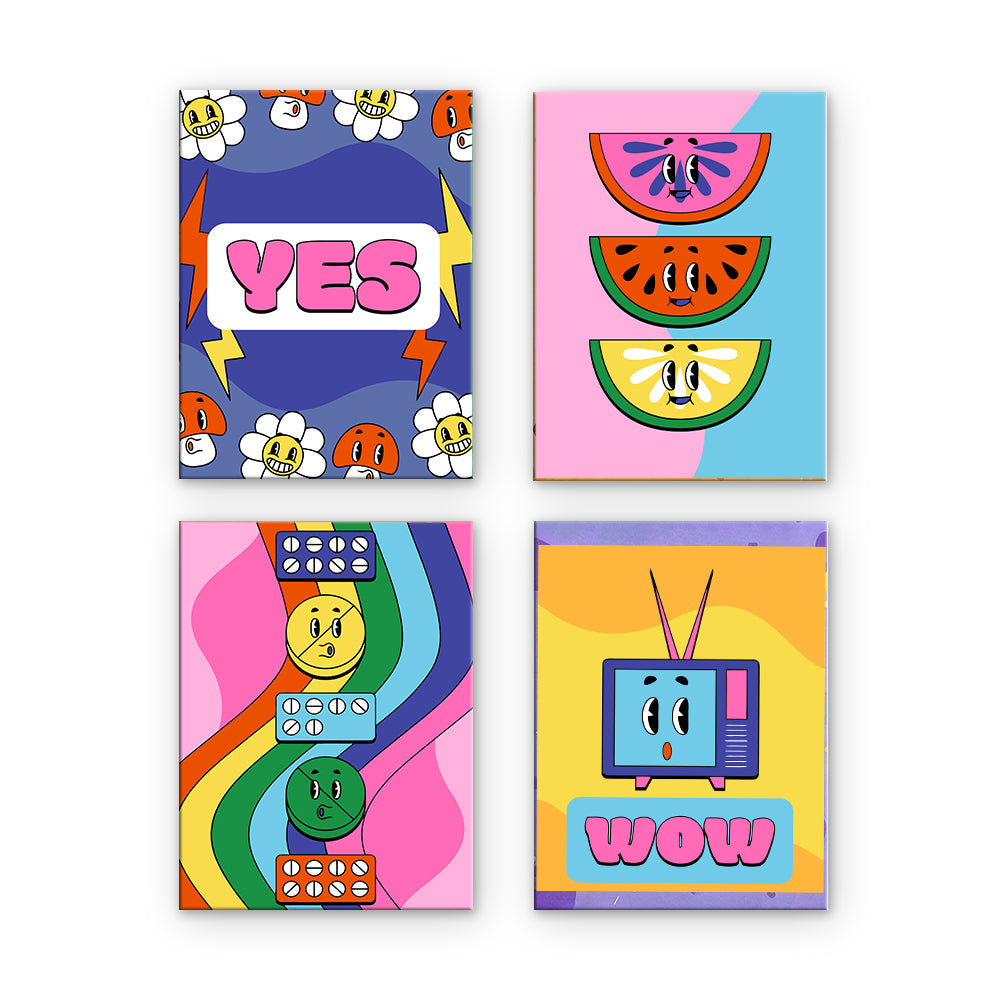 Retro-Pop-Grafiken