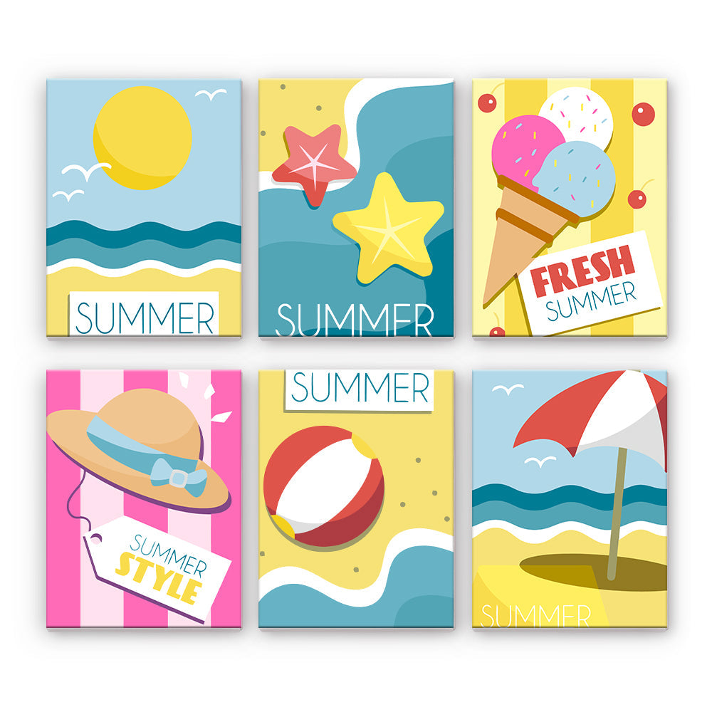 Sommer-Strand-Ikonen
