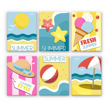 Sommer-Strand-Ikonen