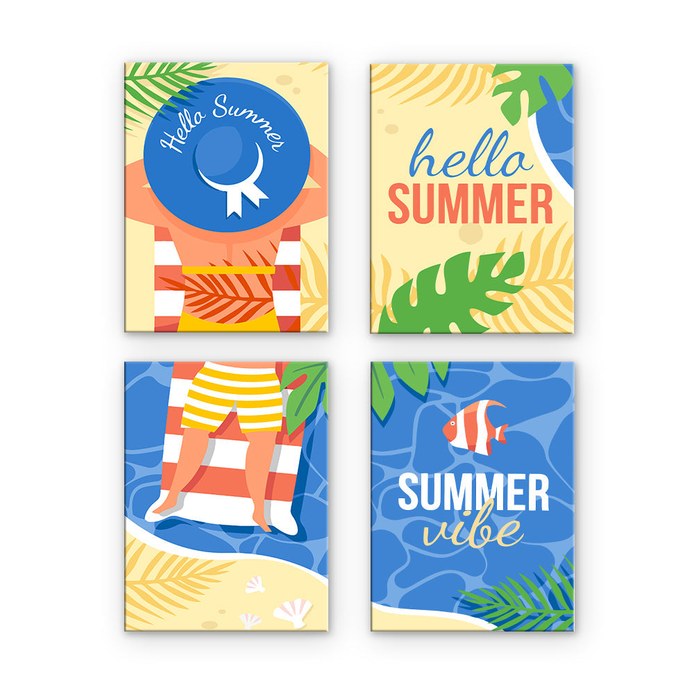 Sommermode-Poster