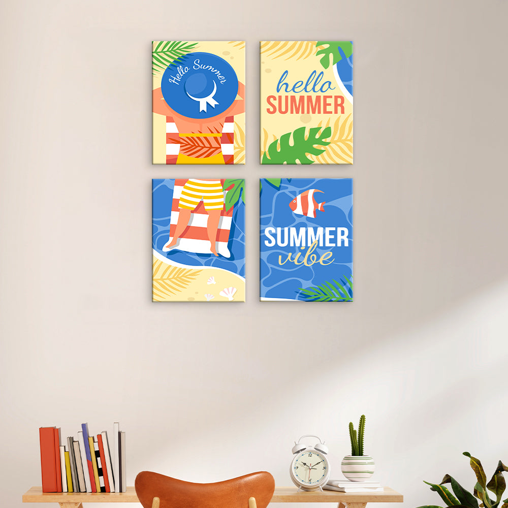 Sommermode-Poster