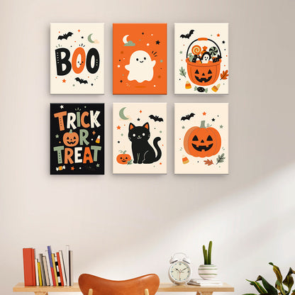 Minimale Halloween-Grafiken