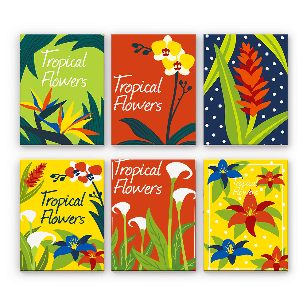Tropische Blumenposter