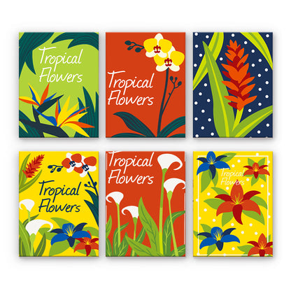 Tropische Blumenposter