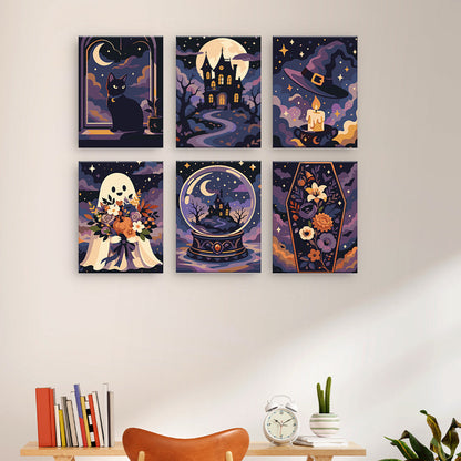 Gotische Halloween-Landschaften